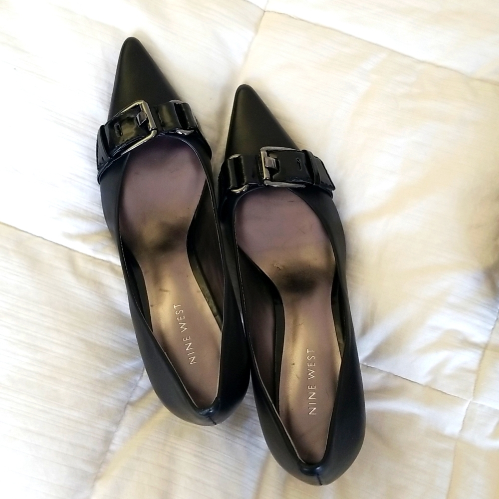 Nine West Ladies heels Black Size 6